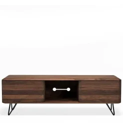 Wohnen Tv & Hifi-Möbel|Lowboards<TV Unterschrank aus Nussbaum Massivholz - Rivossa
