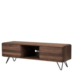 Wohnen Tv & Hifi-Möbel|Lowboards<TV Unterschrank aus Nussbaum Massivholz - Rivossa