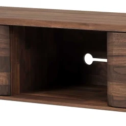 Wohnen Tv & Hifi-Möbel|Lowboards<TV Unterschrank aus Nussbaum Massivholz - Rivossa
