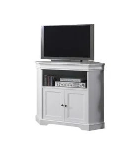 Wohnen Tv & Hifi-Möbel<TV Unterschrank für Ecke in Weiß - Zarinas