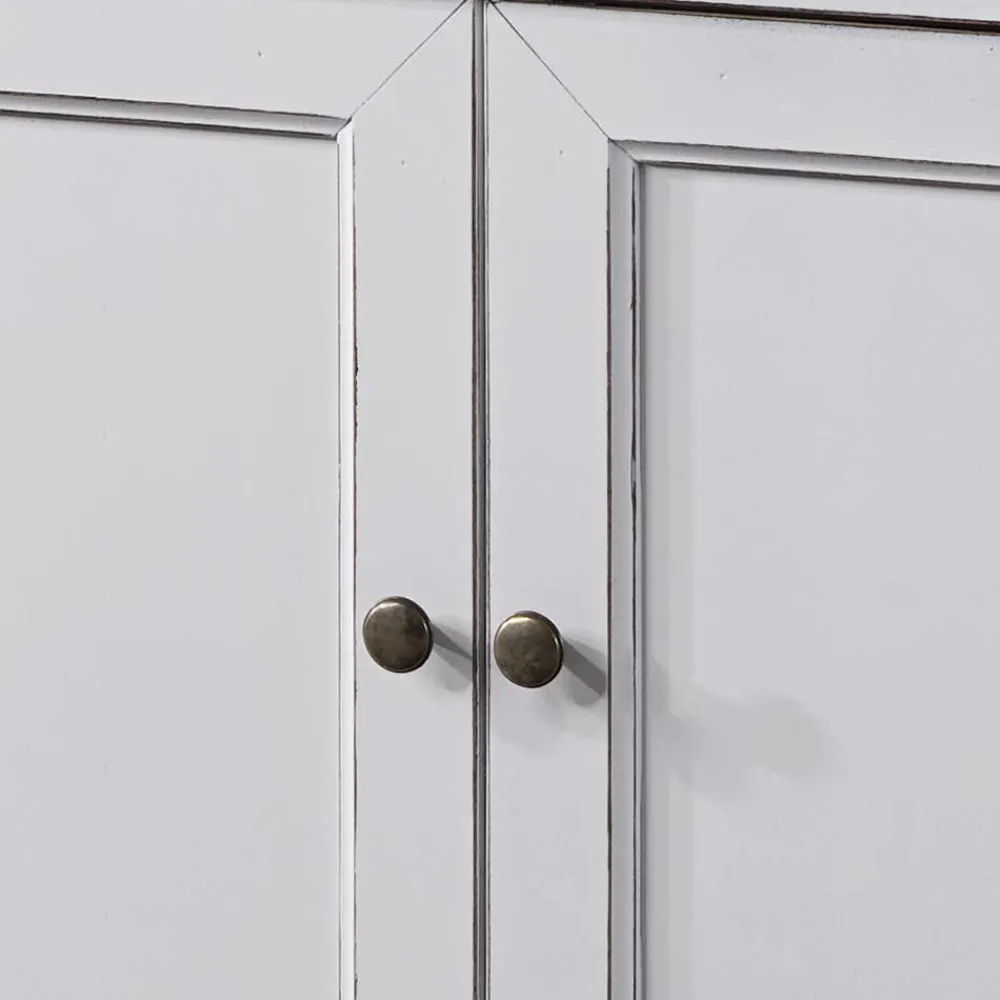 Wohnen Tv & Hifi-Möbel<TV Unterschrank für Ecke in Weiß - Zarinas