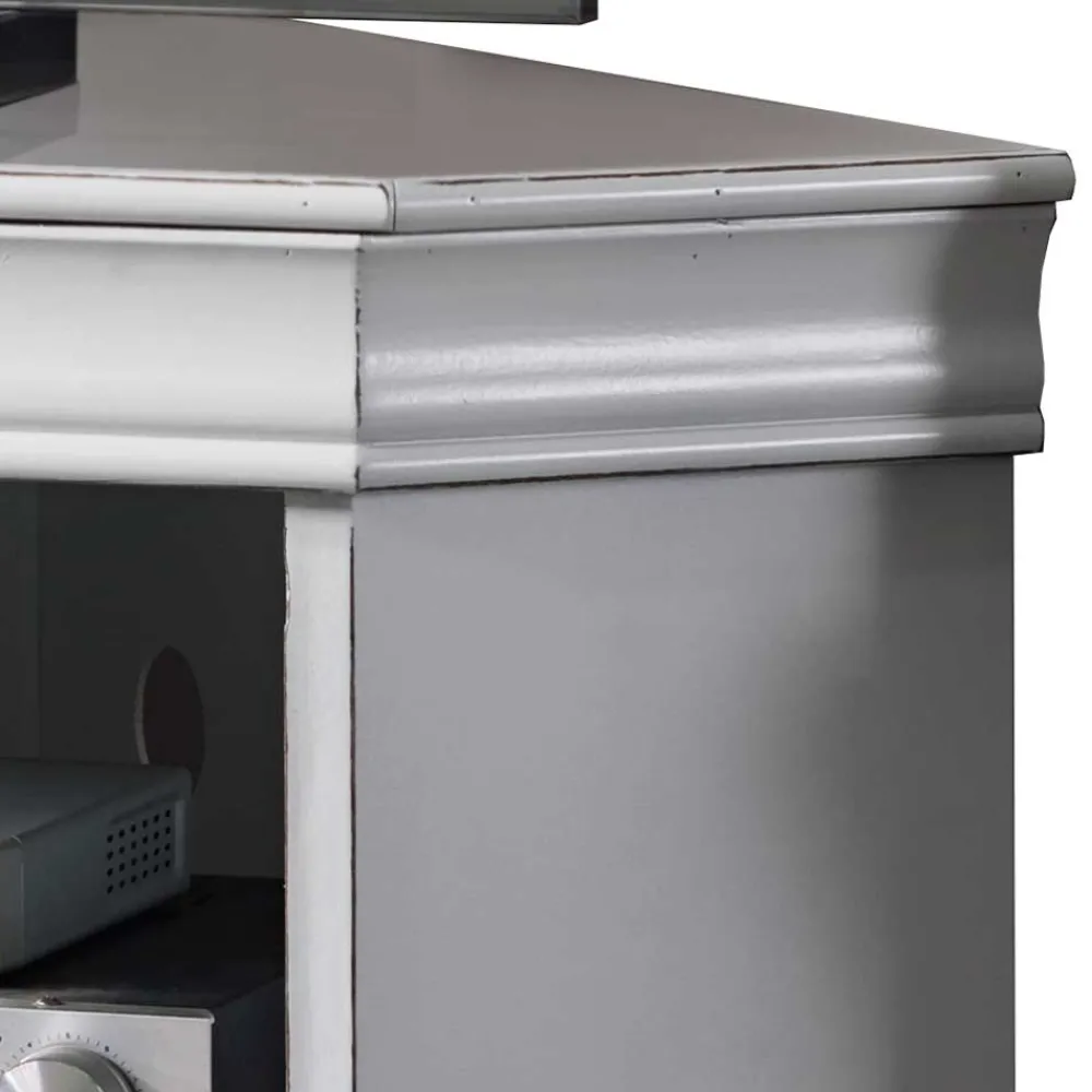 Wohnen Tv & Hifi-Möbel<TV Unterschrank für Ecke in Weiß - Zarinas