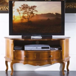 Wohnen Tv & Hifi-Möbel|Lowboards<TV Unterschrank im Barock Stil Dentro Nussbaumfarben
