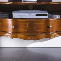 Wohnen Tv & Hifi-Möbel|Lowboards<TV Unterschrank im Barock Stil Dentro Nussbaumfarben