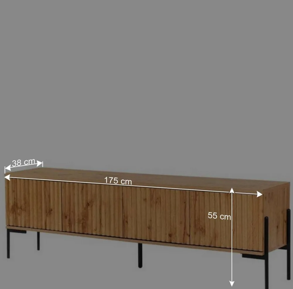 Wohnen Tv & Hifi-Möbel|Lowboards<TV Unterschrank im Skandi Design - Elastian
