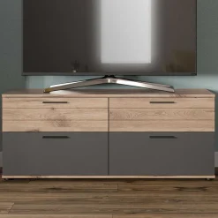 Wohnen Tv & Hifi-Möbel|Lowboards<TV Unterschrank in der Größe 130x53x48 cm - Lucios