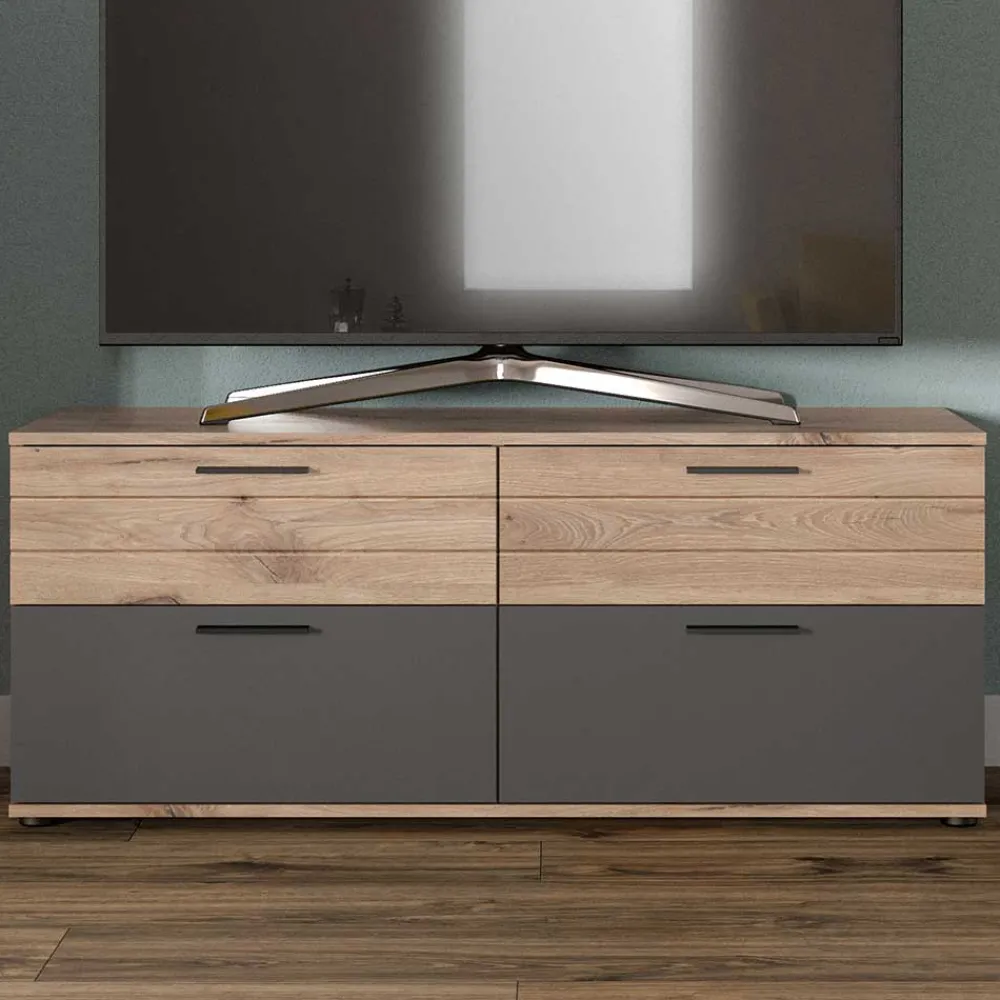 Wohnen Tv & Hifi-Möbel|Lowboards<TV Unterschrank in der Größe 130x53x48 cm - Lucios