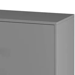 Wohnen Tv & Hifi-Möbel|Lowboards<TV Unterschrank in Grau mit Schwarz - Lagista