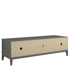 Wohnen Tv & Hifi-Möbel|Lowboards<TV Unterschrank in Grau und Gold - Tamila