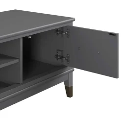 Wohnen Tv & Hifi-Möbel|Lowboards<TV Unterschrank in Grau und Gold - Tamila