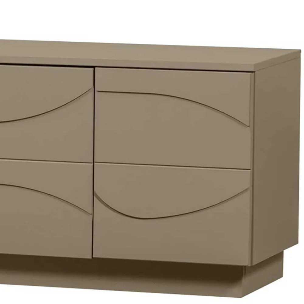 Wohnen Tv & Hifi-Möbel|Lowboards<TV Unterschrank in Schlammfarben - Ophra