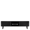 Wohnen Tv & Hifi-Möbel|Lowboards<TV Unterschrank in Schwarz aus Eiche - Arathan