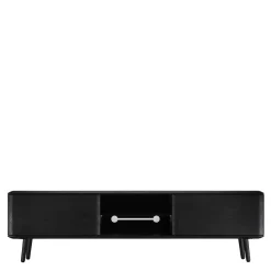 Wohnen Tv & Hifi-Möbel|Lowboards<TV Unterschrank in Schwarz aus Eiche - Arathan