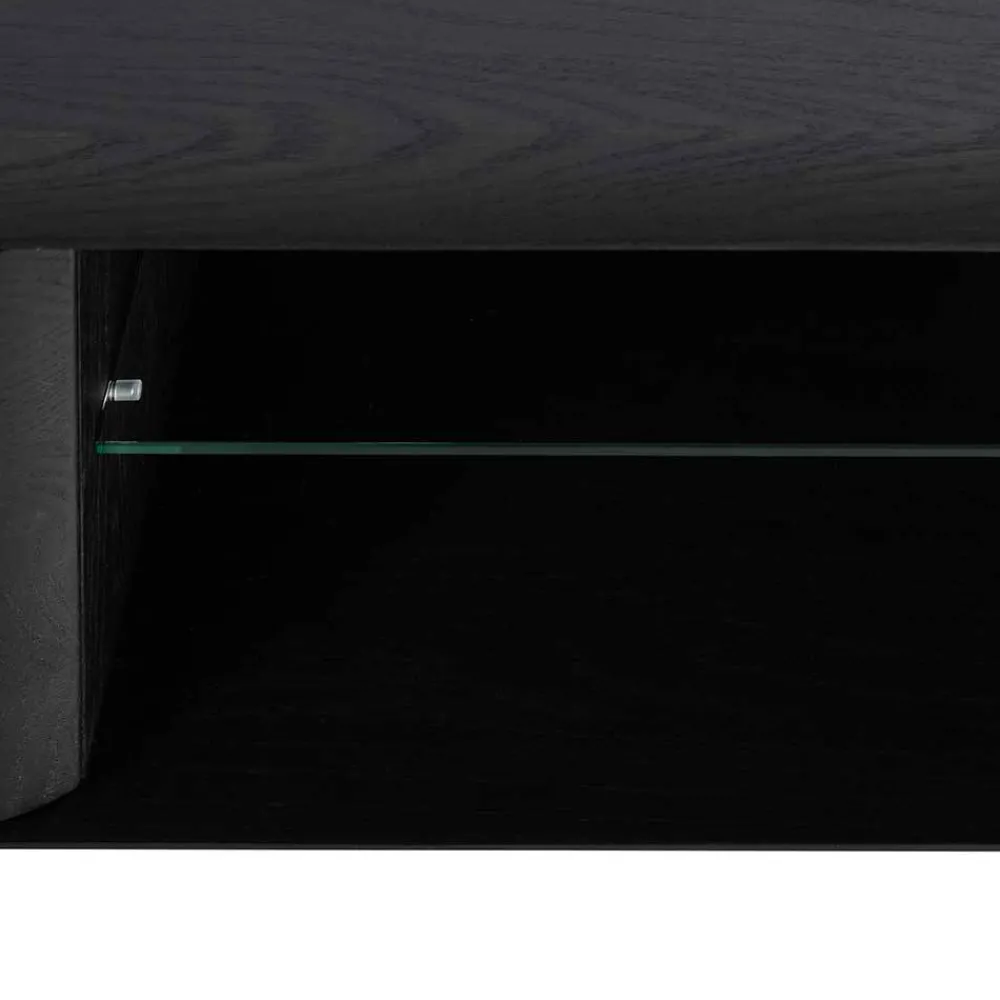 Wohnen Tv & Hifi-Möbel|Lowboards<TV Unterschrank in Schwarz aus Eiche - Arathan