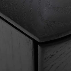 Wohnen Tv & Hifi-Möbel|Lowboards<TV Unterschrank in Schwarz aus Eiche - Arathan