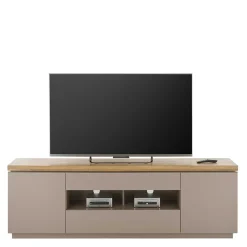 Wohnen Tv & Hifi-Möbel|Lowboards<TV Unterschrank in Taupe & Akazie - Anja