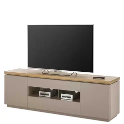 Wohnen Tv & Hifi-Möbel|Lowboards<TV Unterschrank in Taupe & Akazie - Anja