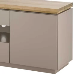 Wohnen Tv & Hifi-Möbel|Lowboards<TV Unterschrank in Taupe & Akazie - Anja