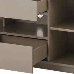 Wohnen Tv & Hifi-Möbel|Lowboards<TV Unterschrank in Taupe & Akazie - Anja