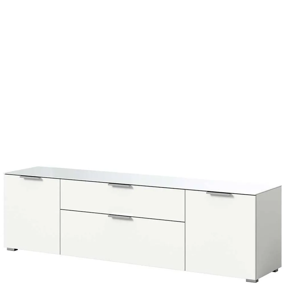 Wohnen Tv & Hifi-Möbel|Lowboards<TV Unterschrank in Weiß - Intiatos