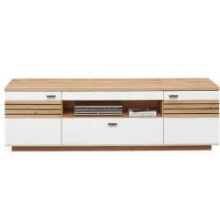 Wohnen Tv & Hifi-Möbel|Lowboards<TV Unterschrank in Weiß und Wildeiche NB - Niam