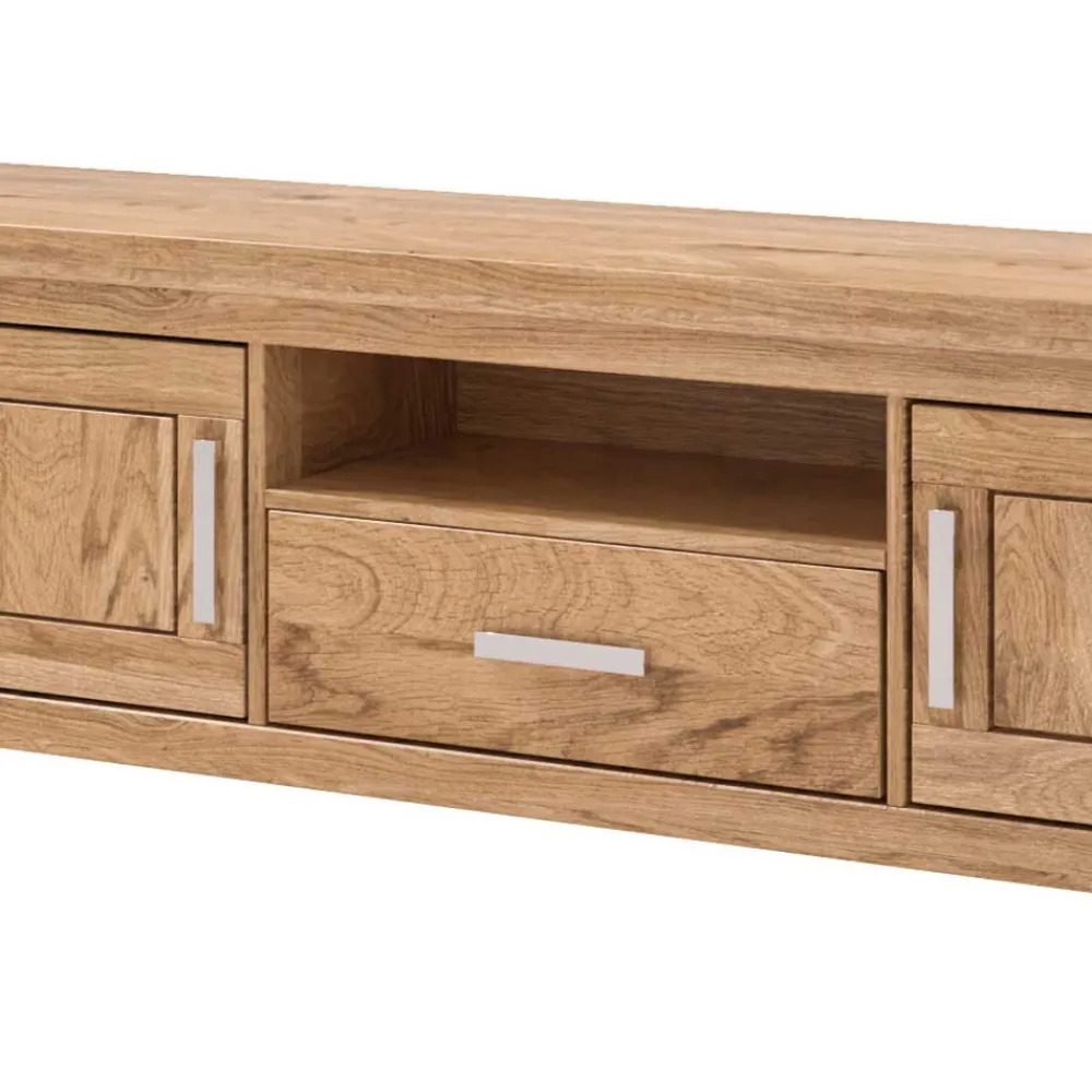 Wohnen Tv & Hifi-Möbel|Lowboards<TV Unterschrank in Wildeiche teilmassiv - Ladressa