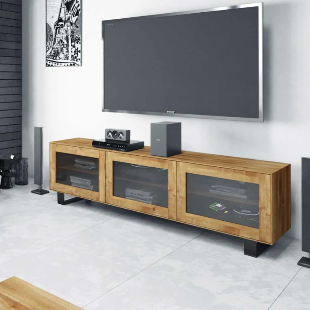Wohnen Tv & Hifi-Möbel|Lowboards<TV Unterschrank Manzey aus Wildeiche Massivholz