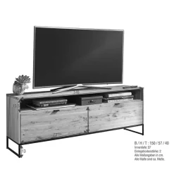 Wohnen Tv & Hifi-Möbel|Lowboards<TV Unterschrank mit großem Fach - Varzado I