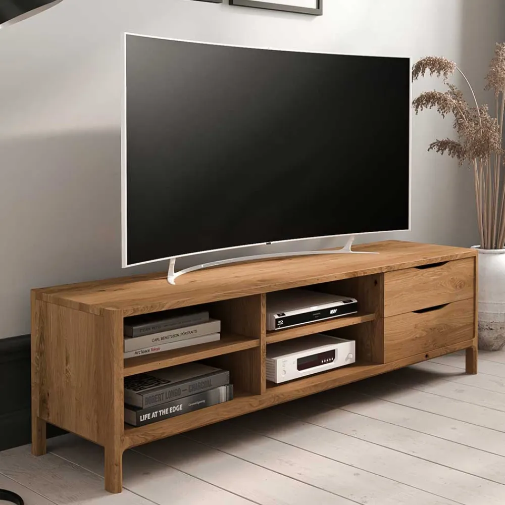 Wohnen Tv & Hifi-Möbel|Lowboards<TV Unterschrank mit vier Fächern und zwei Schubladen - Laida