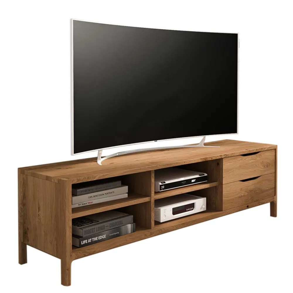 Wohnen Tv & Hifi-Möbel|Lowboards<TV Unterschrank mit vier Fächern und zwei Schubladen - Laida