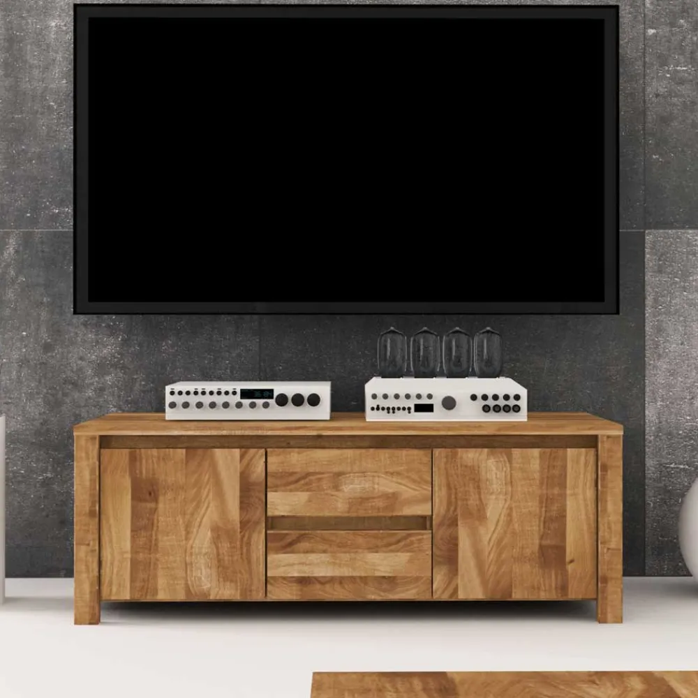 Wohnen Tv & Hifi-Möbel|Lowboards<TV Unterschrank Nadalia aus Wildeiche Massivholz
