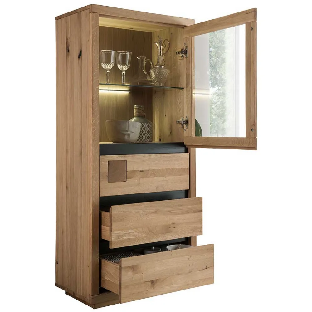 Wohnen Wohnwände<TV Wohnwand in modernem Design - Embleys (dreiteilig)