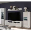 Wohnen Wohnwände<TV Wohnwand Möbel mit LED Set - Gomata (vierteilig)
