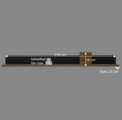 Wohnen Wohnwände<TV Wohnwand Möbelset 194 cm breit - Viligrana (dreiteilig)