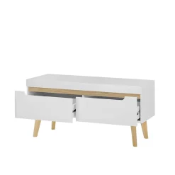 Wohnen Wohnwände<TV Wohnwand Möbelset im Skandi Style - Ginko (vierteilig)