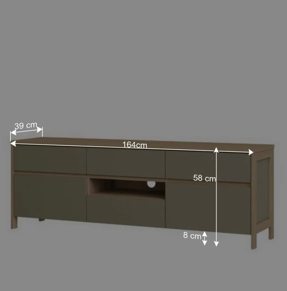 Wohnen Tv & Hifi-Möbel|Lowboards<TV-Board in Eukalyptus und Eiche Optik - Promo