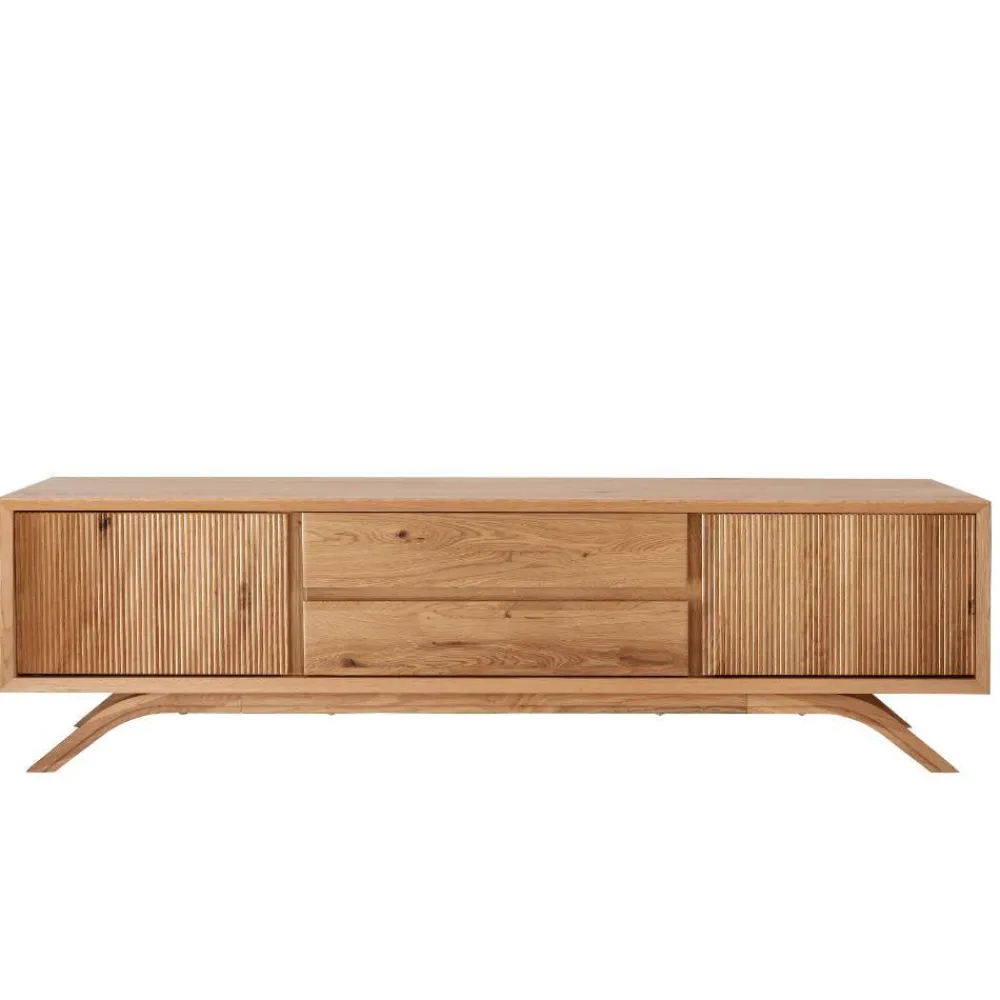 Wohnen Tv & Hifi-Möbel|Lowboards<TV-Kommode aus Wildeiche Massivholz - Fredellia
