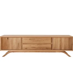 Wohnen Tv & Hifi-Möbel|Lowboards<TV-Kommode aus Wildeiche Massivholz - Fredellia