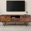 Wohnen Tv & Hifi-Möbel|Lowboards<TV-Lowboard aus Sheesham Massivholz - Jendras