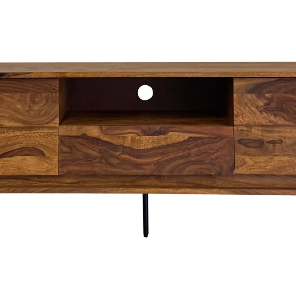 Wohnen Tv & Hifi-Möbel|Lowboards<TV-Lowboard aus Sheesham Massivholz - Jendras