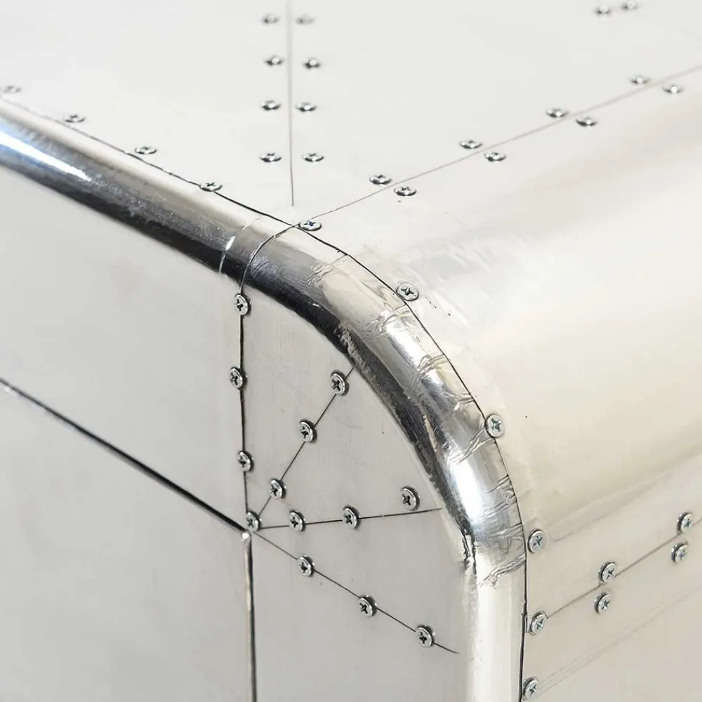Wohnen Tv & Hifi-Möbel|Lowboards<TV-Lowboard Pilot in Alufarben