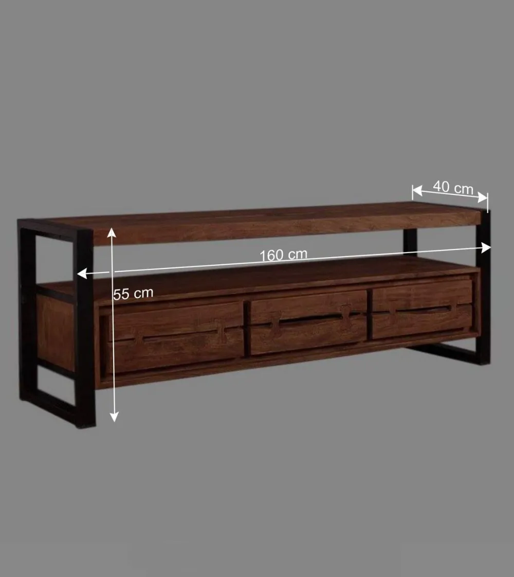 Wohnen Tv & Hifi-Möbel|Lowboards<TV-Lowboard Smantana im Industielook-Stil