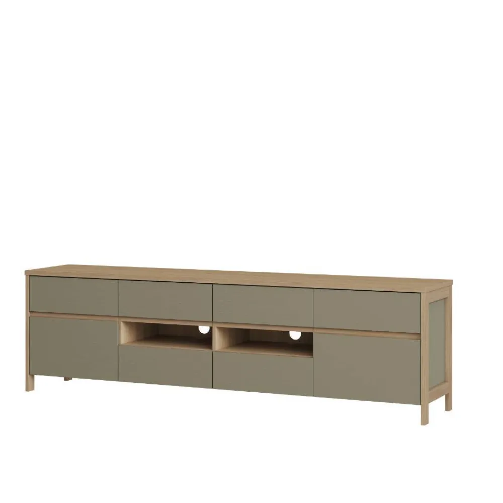 Wohnen Tv & Hifi-Möbel|Lowboards<TV-Unterschrank in Eukalyptus und Eiche Optik - Promo