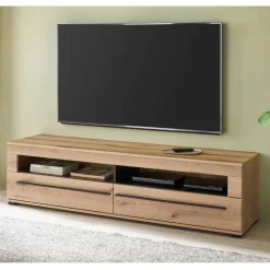 Wohnen Wohnwände<TV-Wohnwand in Holzoptik foliert - Brocus (vierteilig)