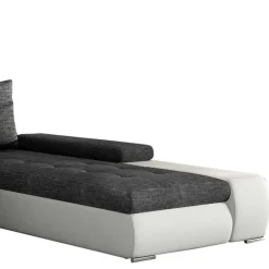 Wohnen Sofas<U-Design Wohnlandschaft in Dunkelgrau und Weiß - Alfonosso
