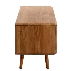 Wohnen Tv & Hifi-Möbel|Lowboards<Unterschrank für Fernseher aus Eiche Bianco - Bakaras