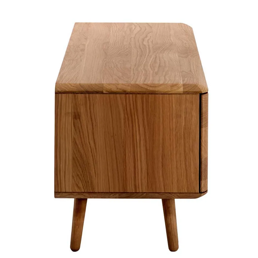 Wohnen Tv & Hifi-Möbel|Lowboards<Unterschrank für Fernseher aus Eiche Bianco - Bakaras