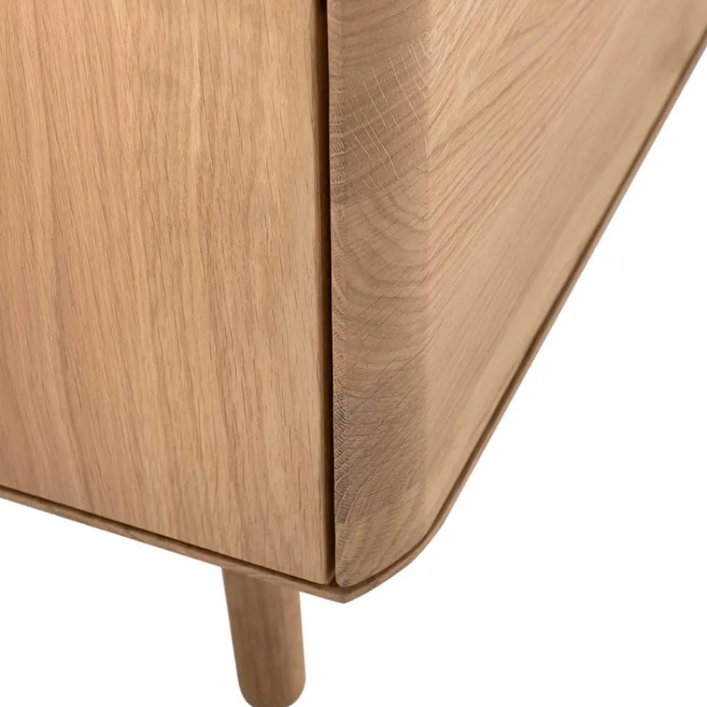 Wohnen Tv & Hifi-Möbel|Lowboards<Unterschrank für Fernseher aus Eiche Bianco - Bakaras