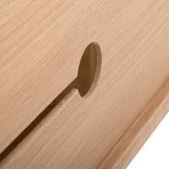Wohnen Tv & Hifi-Möbel|Lowboards<Unterschrank für Fernseher aus Eiche Bianco - Bakaras