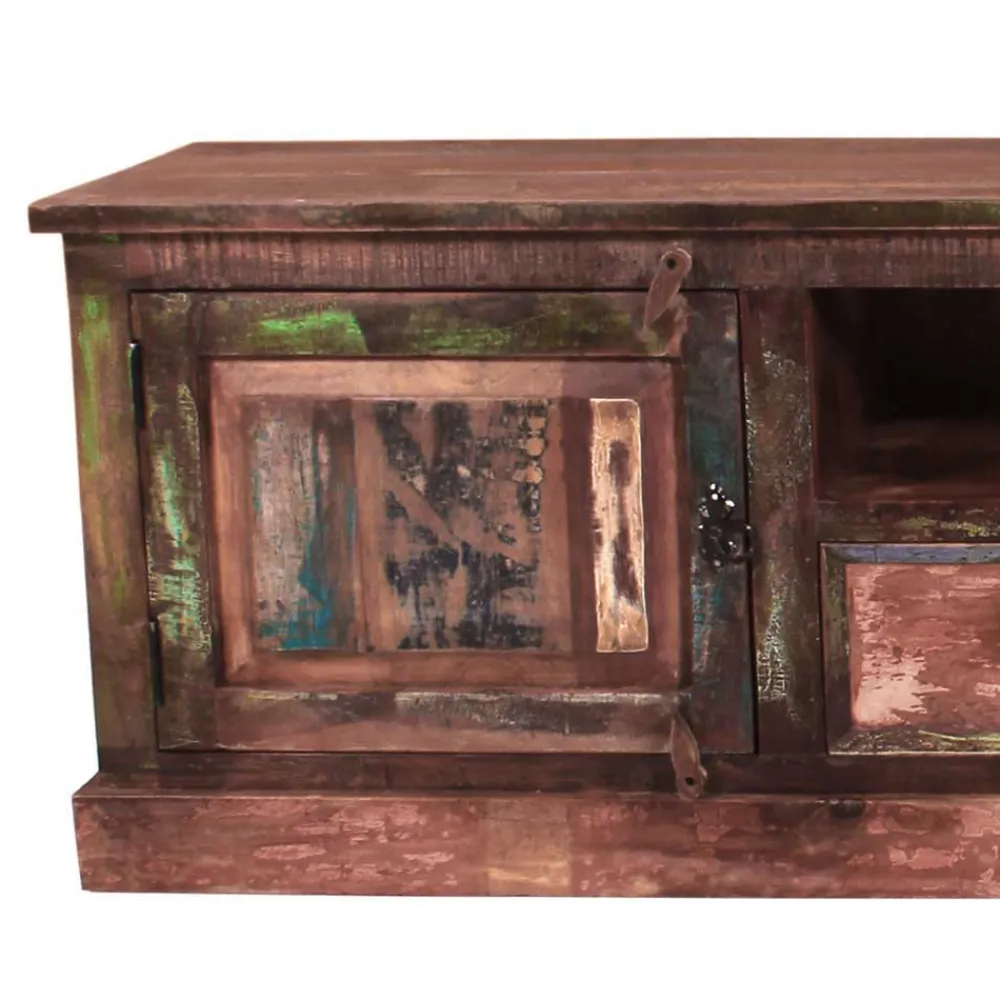 Wohnen Tv & Hifi-Möbel|Lowboards<Used Look TV Board aus Altholz Jamaica im Shabby Chic